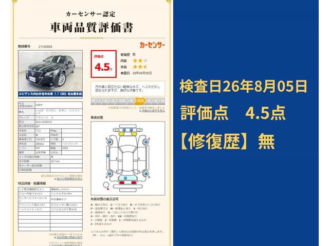 CROWN sedan hybrid