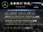 MERCEDES BENZ E class sedan